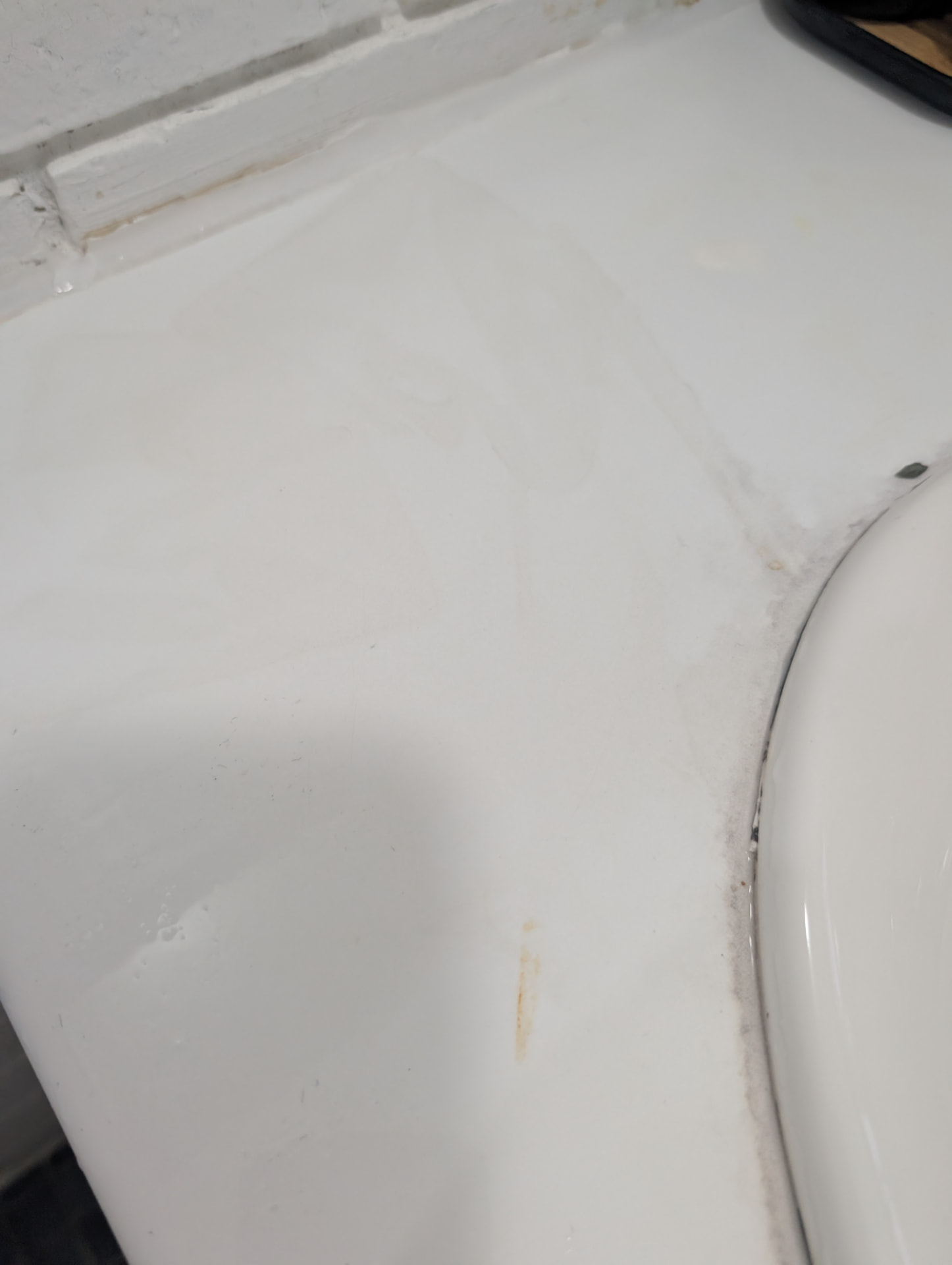 Bathroom · hair dye stains on vanity captured 2026-03-03 10:26:00 GMT+10
